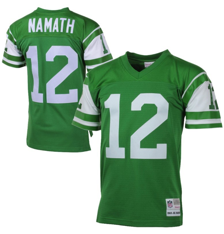 joe namath mitchell and ness jersey